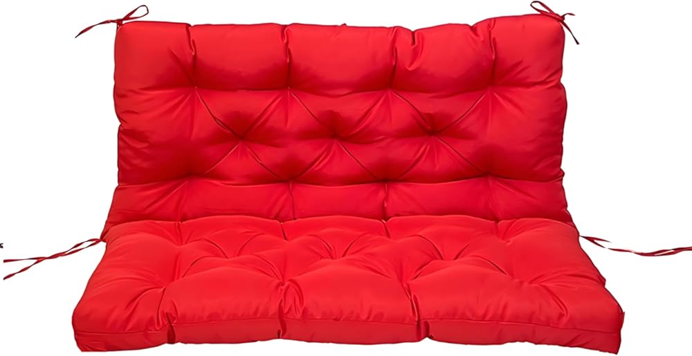 Swing Cushions for Outdoor Furniture 2-3 Seater Patio Chair Cushions with Backrest Thicken 4