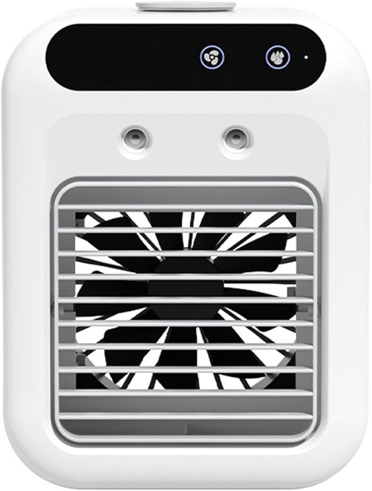 Mini Portable Air Conditioner, Household Refrigeration Air Cooler Desktop Mobile Cooler, Suitable for Home, Dorm, Office