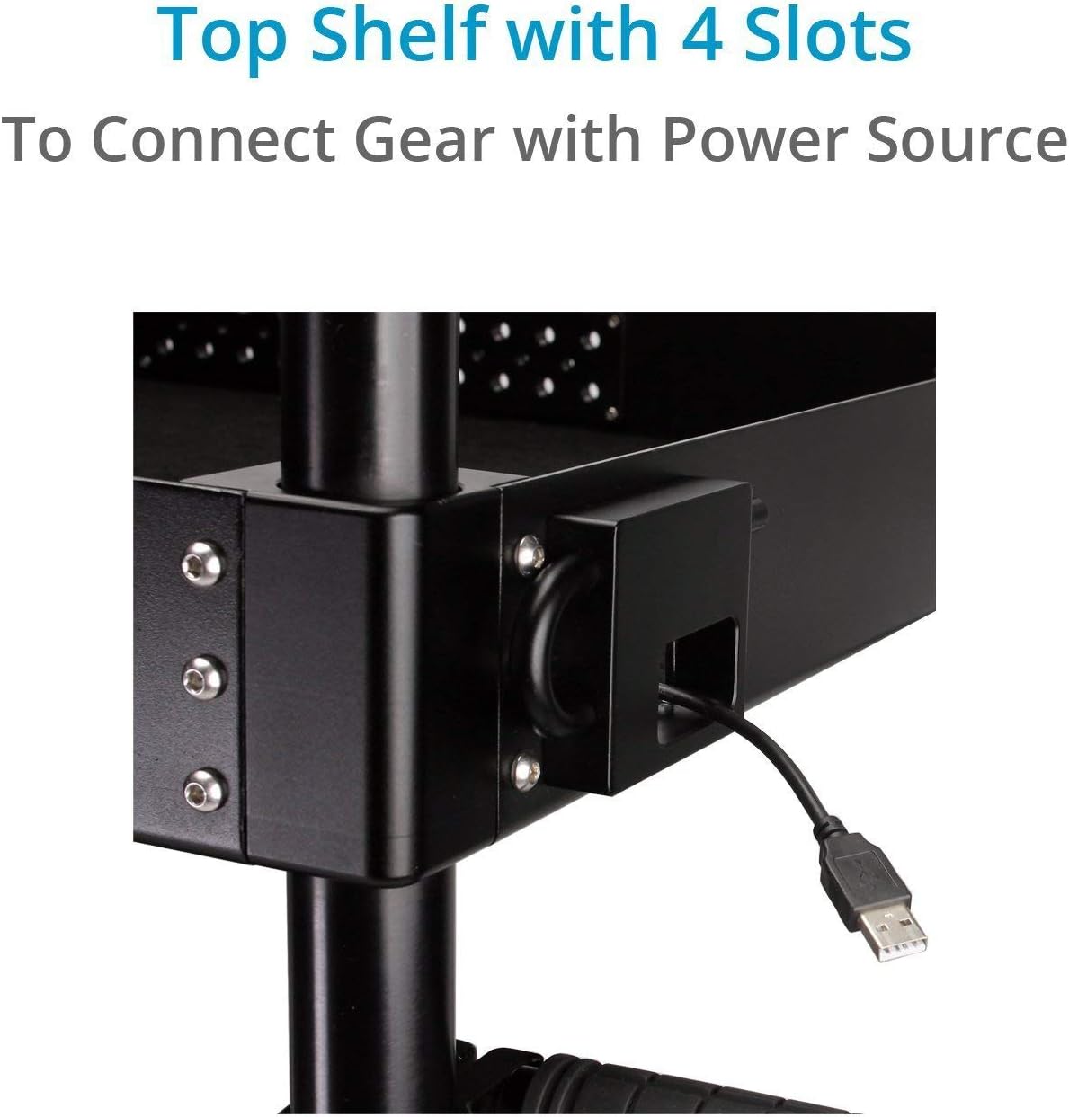 PROAIM 42” Victor V1.1 Video Production Camera Cart. Adjustable Top Shelf & Accessory Bar, Foldable. for Film/Studio/Stage/Lighting Storage Cart. Payload up to 200kg/440.9lb. (VCTR-V1-42)