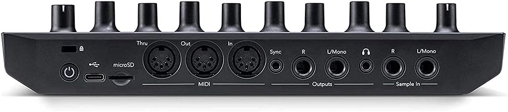 Novation Circuit Rhythm Groovebox Workstation with Standalone Sampler Bundle with Studio Pro Monitor Headphones, 32GB Memory Card, and 2x MIDI Cable