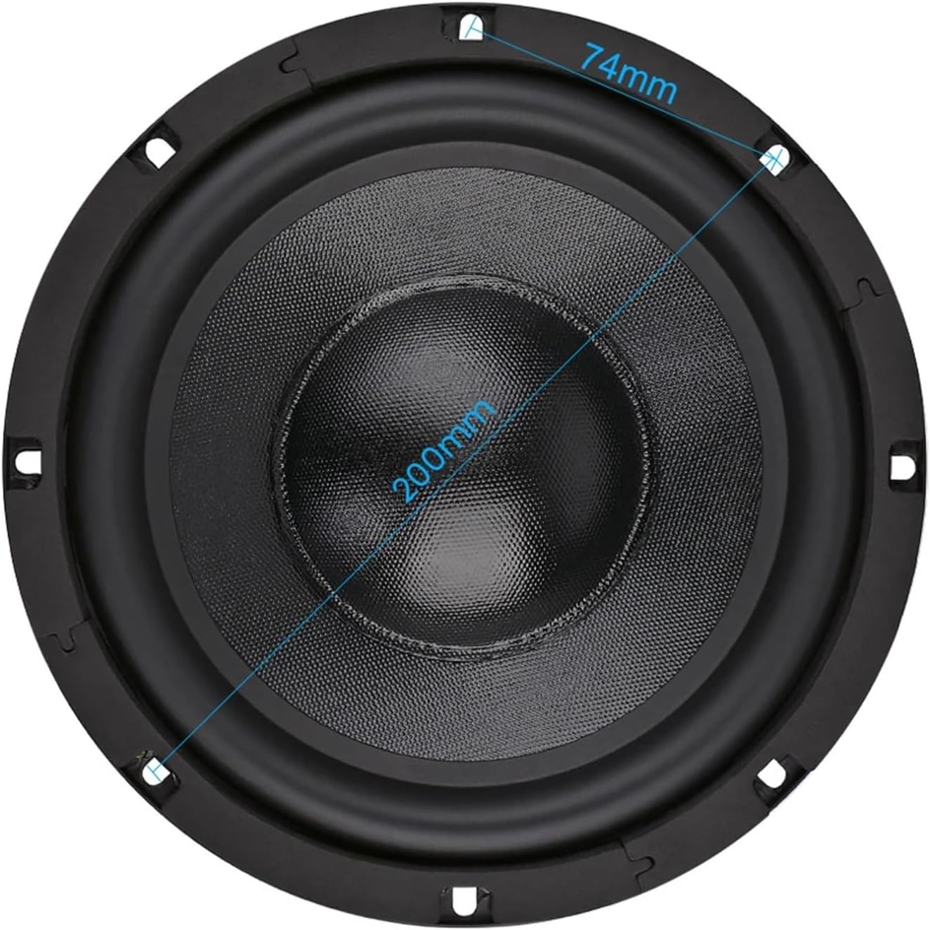 8 Inch Subwoofer Speakers Woofer 4 8 Ohm 150W High Power HiFi Fever Sound Loudspeaker SES sistemi DIY for Home Theater(4 Ohm Speaker)