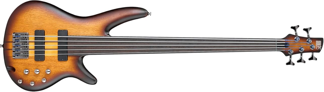 Ibanez Workshop SRF705 - Brown Burst Flat, Fretless