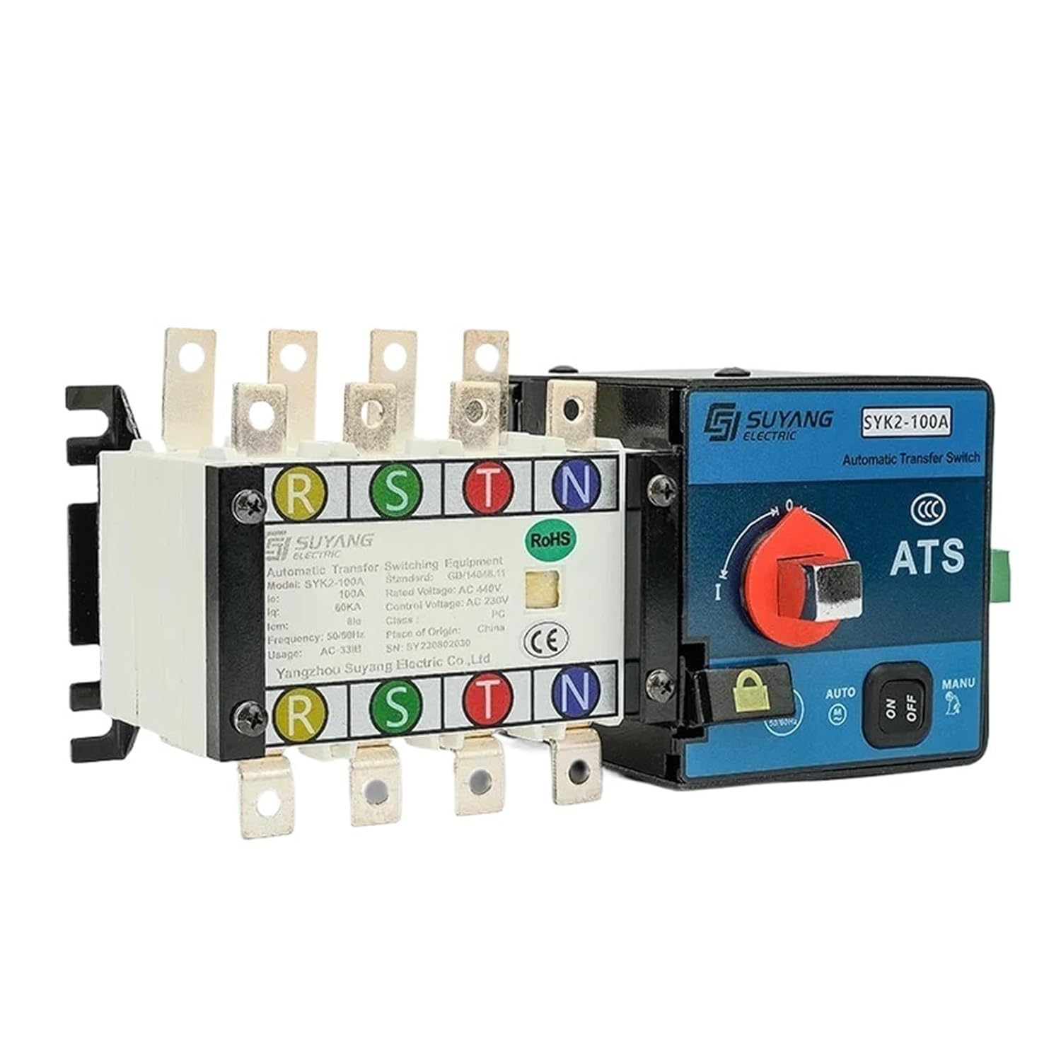 1PCS Generator 100A 2P 4P ATS Dual Power Automatic Transfer Switch(630A-4P)