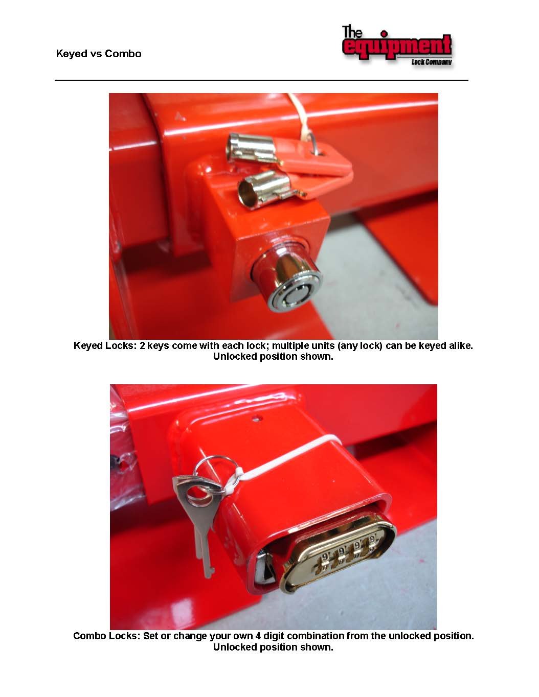 Equipment Lock SSL - Powder Coated Steel Skid Steer Lock - Drive Control Anti Theft - Skid Steer Cab Accessories