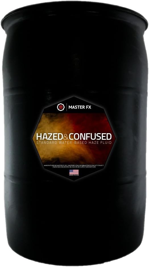 Hazed and Confused Standard Water-Based Haze Fluid - 55 Gallon Drum