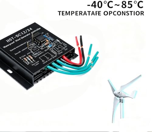 14000W MPPT Wind Turbine Charge Controller, Waterproof 12V/24V/48V with LED Display, Overvoltage & Speed Protection for Efficient Energy Management
