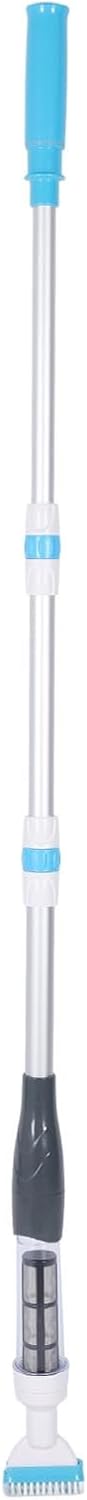 Pool Vacuum Retractable Lightweight Suction Handheld Pool Low Noise Detachable Handheld Pool Vacuum Stick for Spas Hot Tubs Swimming Pools