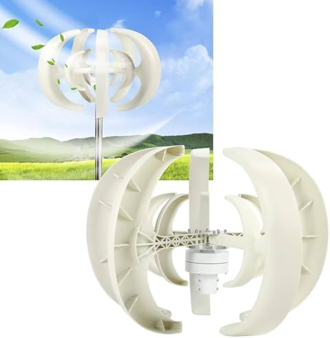 2000W Wind Turbine Generator Kit for Home Use - Horizontal & Vertical Blades with Controller - Efficient Renewable Energy Solution for Electricity Production
