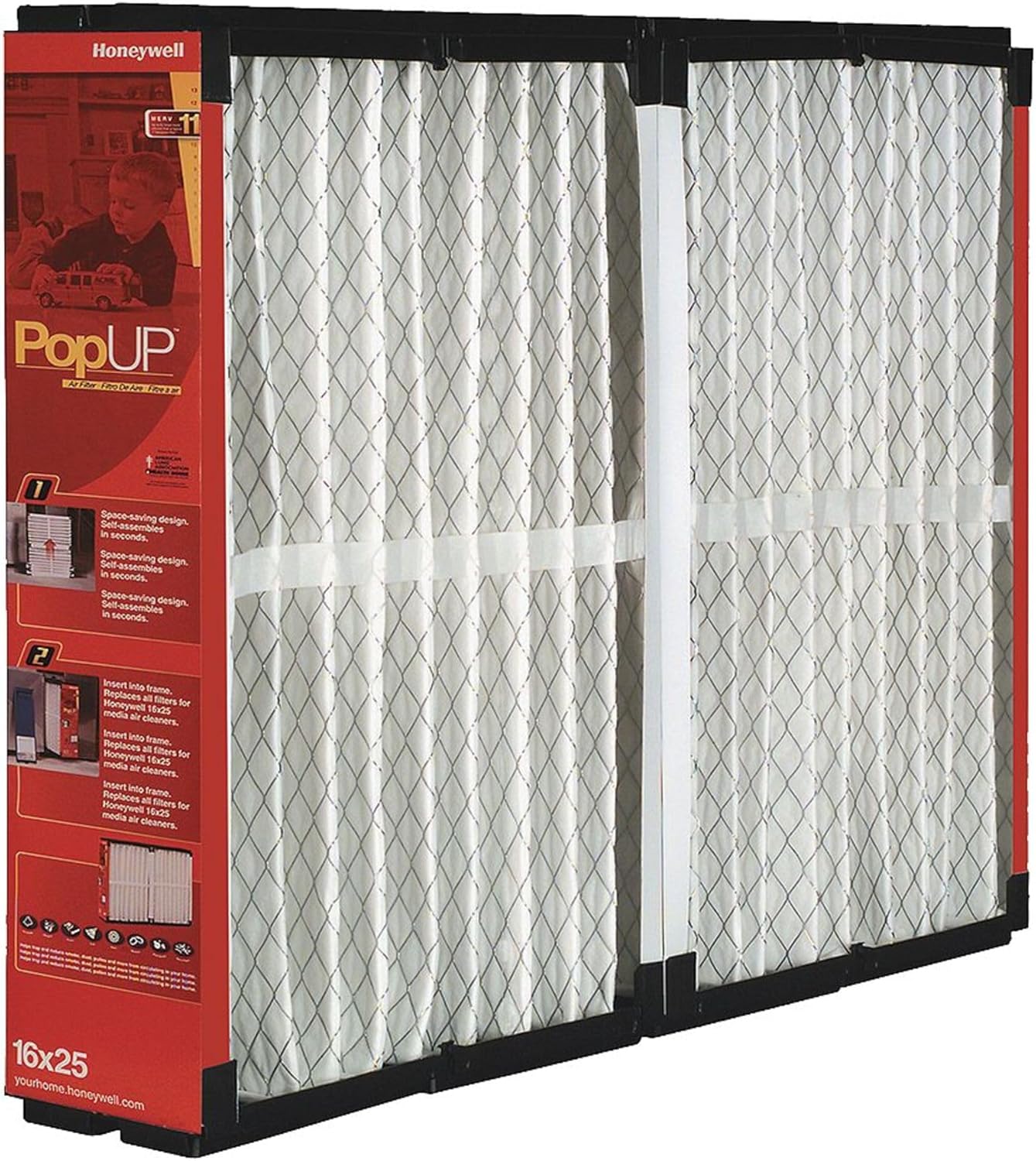 Honeywell 16X20 PopUP Media Air Filter, 2-Pack2