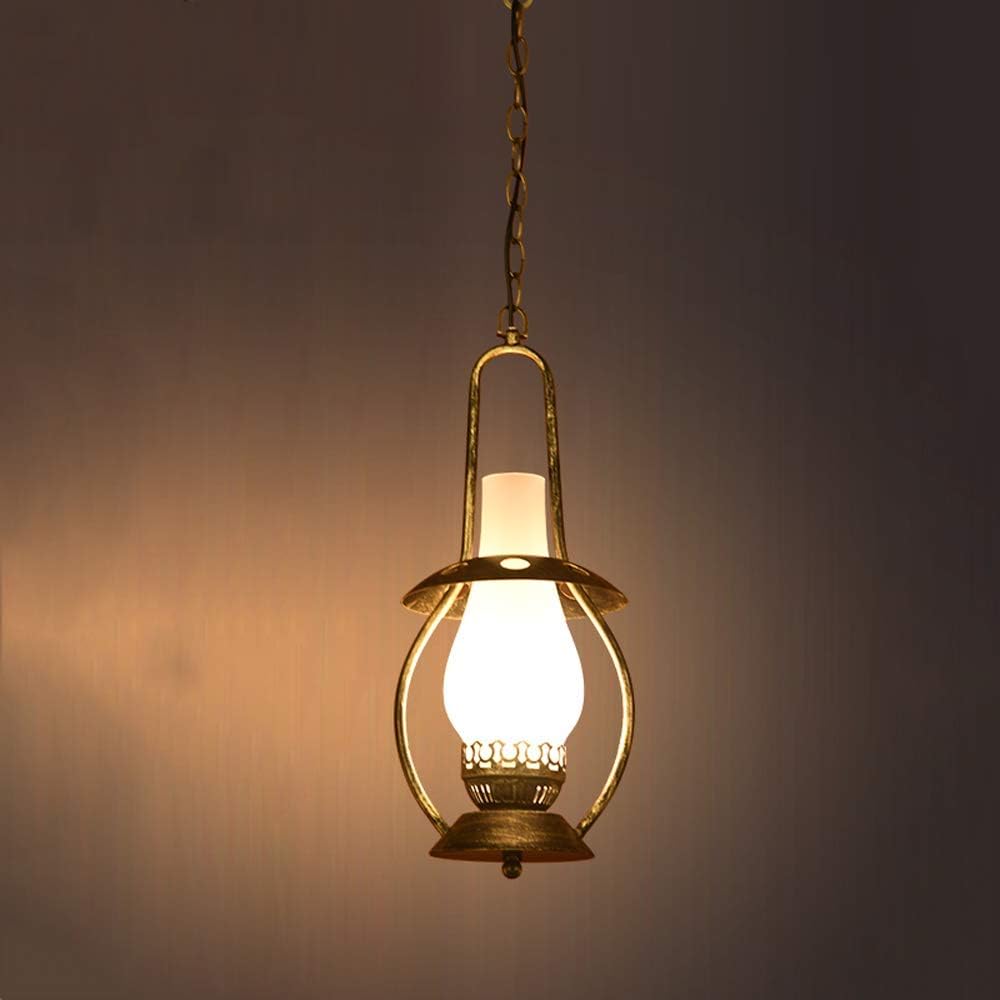 Retro Loft Iron Art Individual Pendant Light Creative Glass Hanging Lamps Simple Decoration Suspension Ceiling Lighting Fixture E27 for Bar Bedside Bedroom Coffee Shop Study Living Room