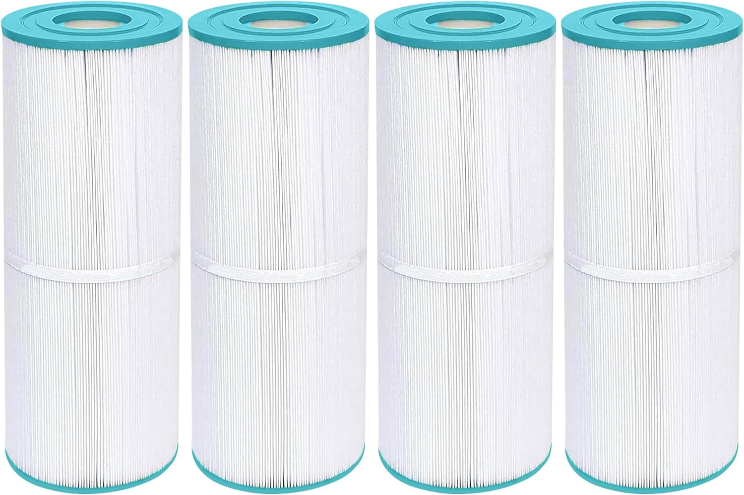 Hurricane Filters 4 Pack HF4950-01 Advanced Spa Filter Cartridge - Replacement for PRB50-IN, Unicel C-4950, Filbur FC-2390, Dynamic Series IV DFM, DFML, Series II & III RTL/RCF-5