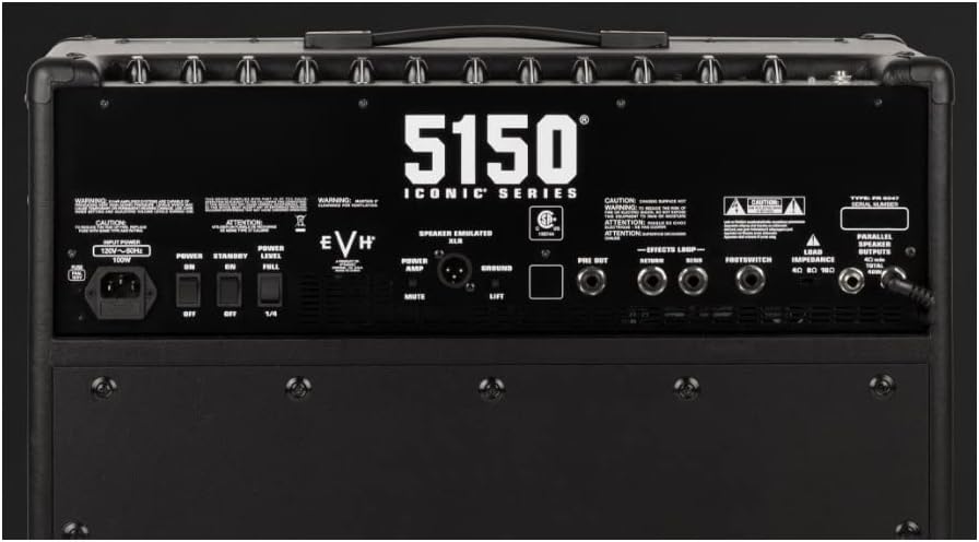 EVH 5150 Iconic Series 40-watt 1 x 12-inch Tube Combo Amp - Black