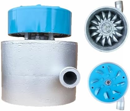 3KW Portable Water Turbine Generator, 110V-230V Mini Hydroelectric Generator with Durable Aluminum Housing for Home Backup Power, Outdoor Lighting, Camping, and Eco-Friendly Energy Solutions