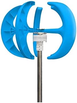 2000W Vertical Wind Turbine Generator - Low Noise 12V/24V/48V with MPPT Charge Controller - Efficient Windmill Power for Renewable Energy (Turbine Only, Blue)