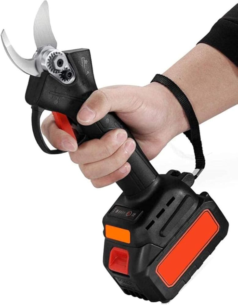 Professional Cordless Electric Pruning Shears, 21V Tree Branch Pruner, 30mm Branch Cutter Cordless ()