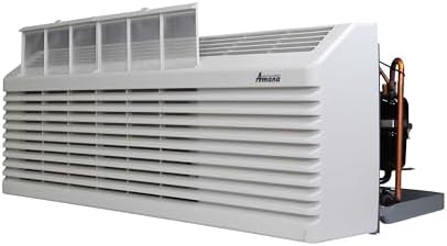 AMANA J-Series PTAC 12,000 BTU Air Conditioner with 3.5 kW Heater, 20 Amp Plug - R32 - PTC123J35AXXX - A/C Unit Only