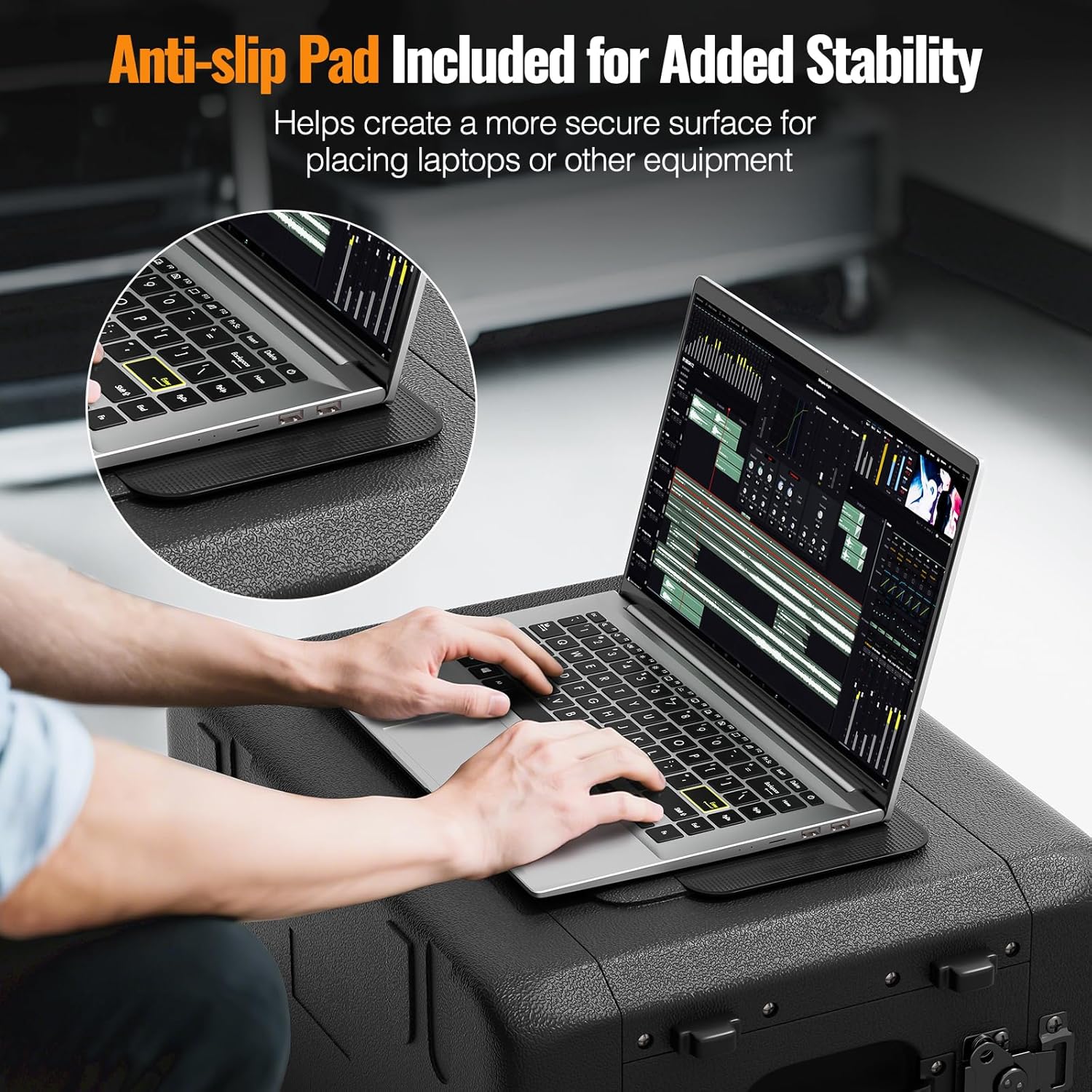 Phenyx Pro 4U Shallow Rack Case, 19