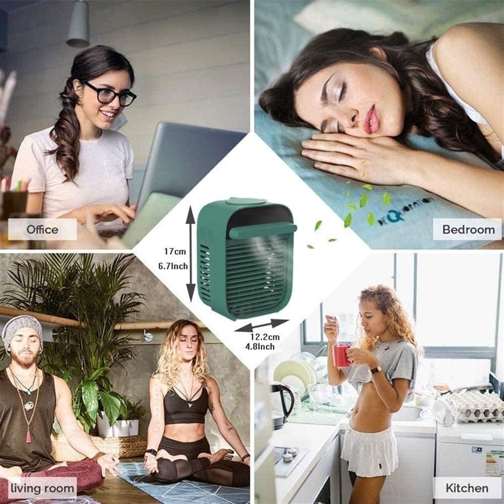 Portable Air Conditioner Fan, Small Desktop Cooling Fan, Personal Air Conditioner, Portable Air Cooler, Suitable for Home, Bedroom Room, Office, Dorm