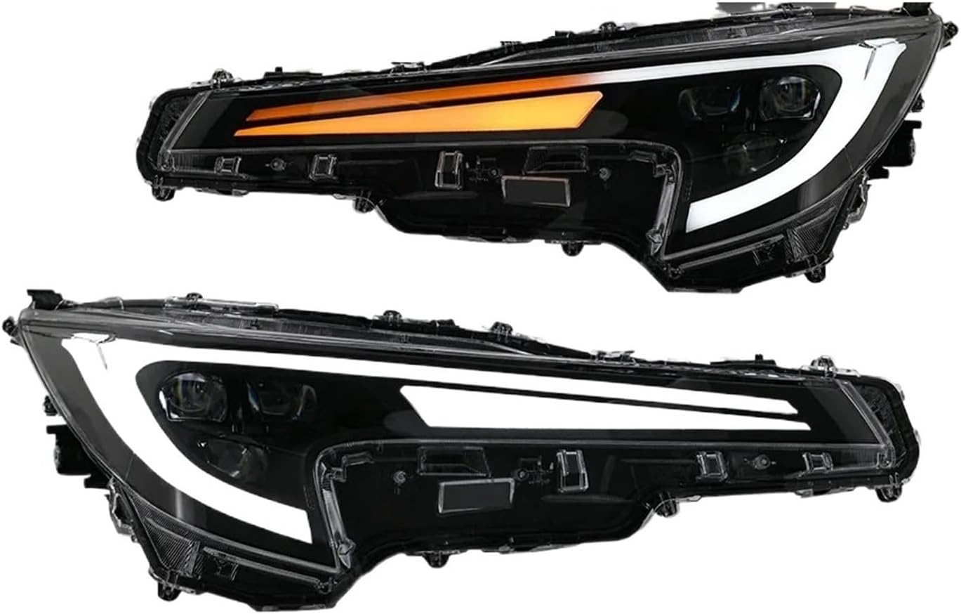 1Set LED Projector Headlight Assembly Compatible For Toyota Corolla 2020-2025 Front Head Lamps Sequential DRL Headlamp Accessories