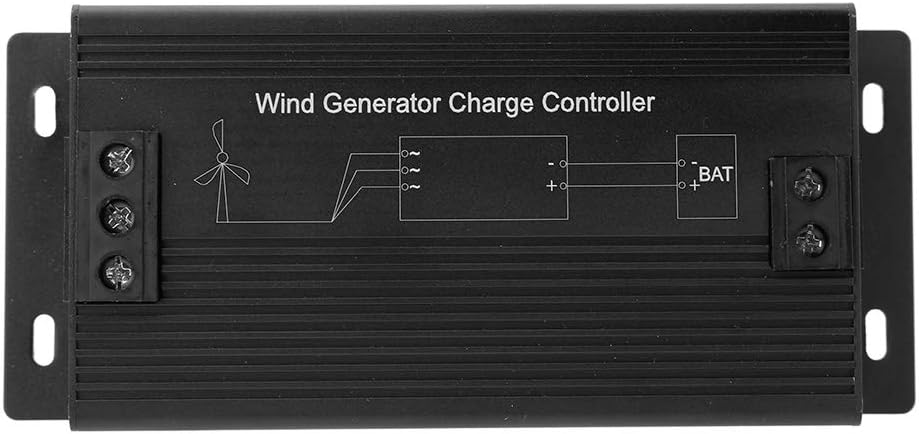 12V/24V/48V Wind Turbine Charge Controller, Wind Generator Controller, 400W 1000W Power with Auto Voltage Identification, Improved Three Stage Charging Algorithm for Fishing