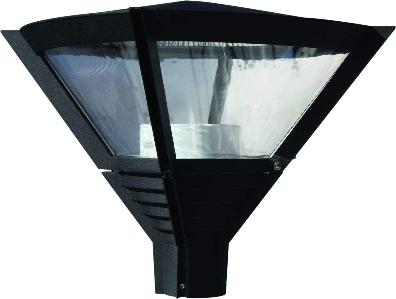 GM564-B Large Post Top Fixture, 100W Hps/De 120V, Black Finish