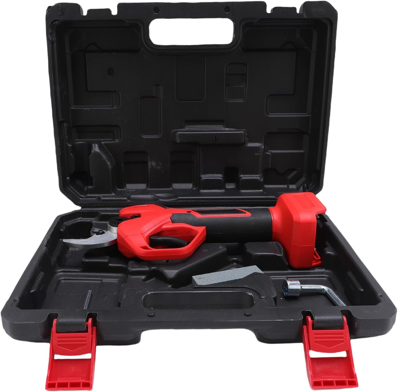 Cordless Pole Pruning Shears Compatible with, Cutting Diameter Electric Pruning Shears, LCD Display SK5 Blades Safety Lock for Gardening Tree 2 Level Cutting Angle