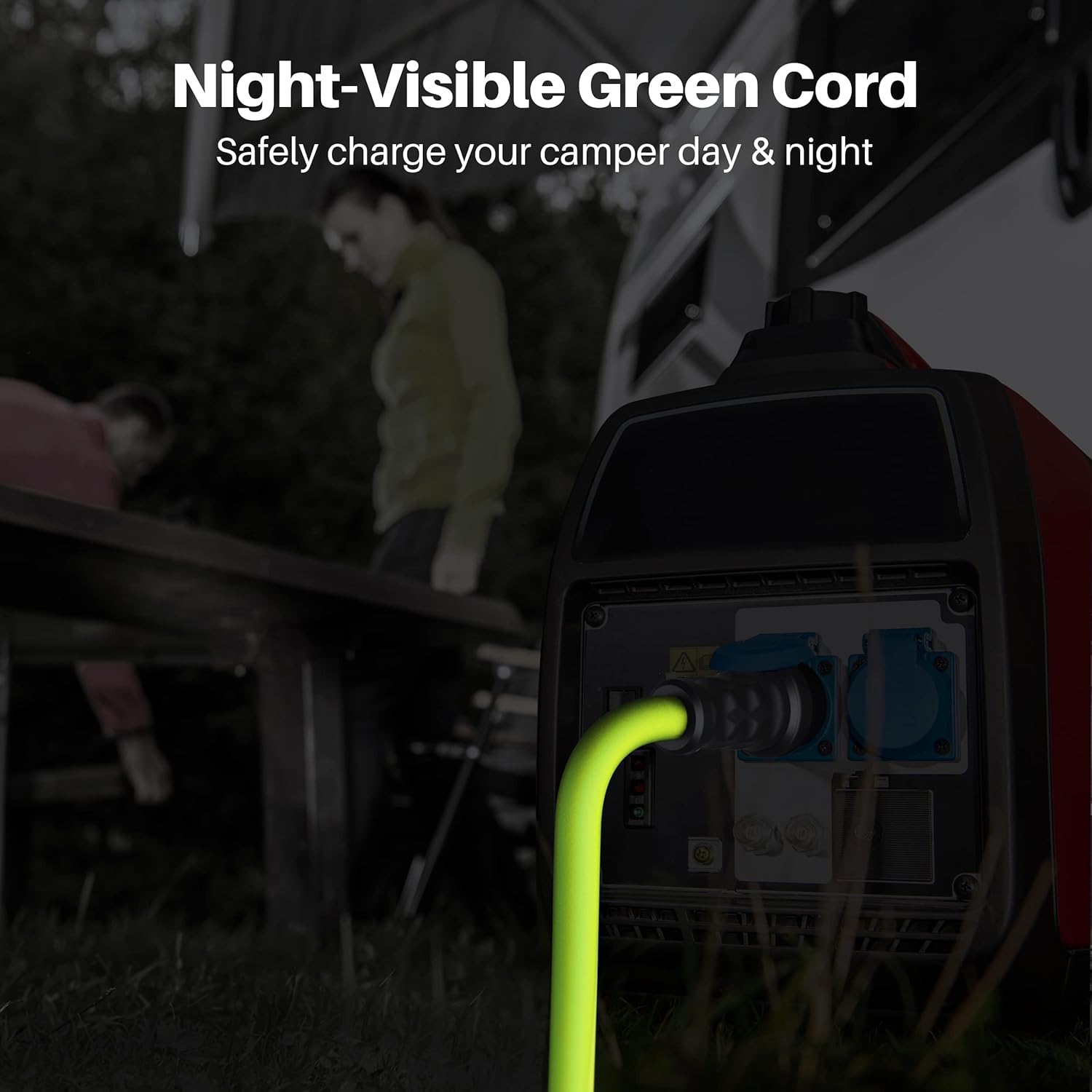 GearIT 50A Generator Extension Cord (10ft) Inline NEMA 14-50P to SS2-50R Twist Lock Connector and 50A to 30A Y Splitter