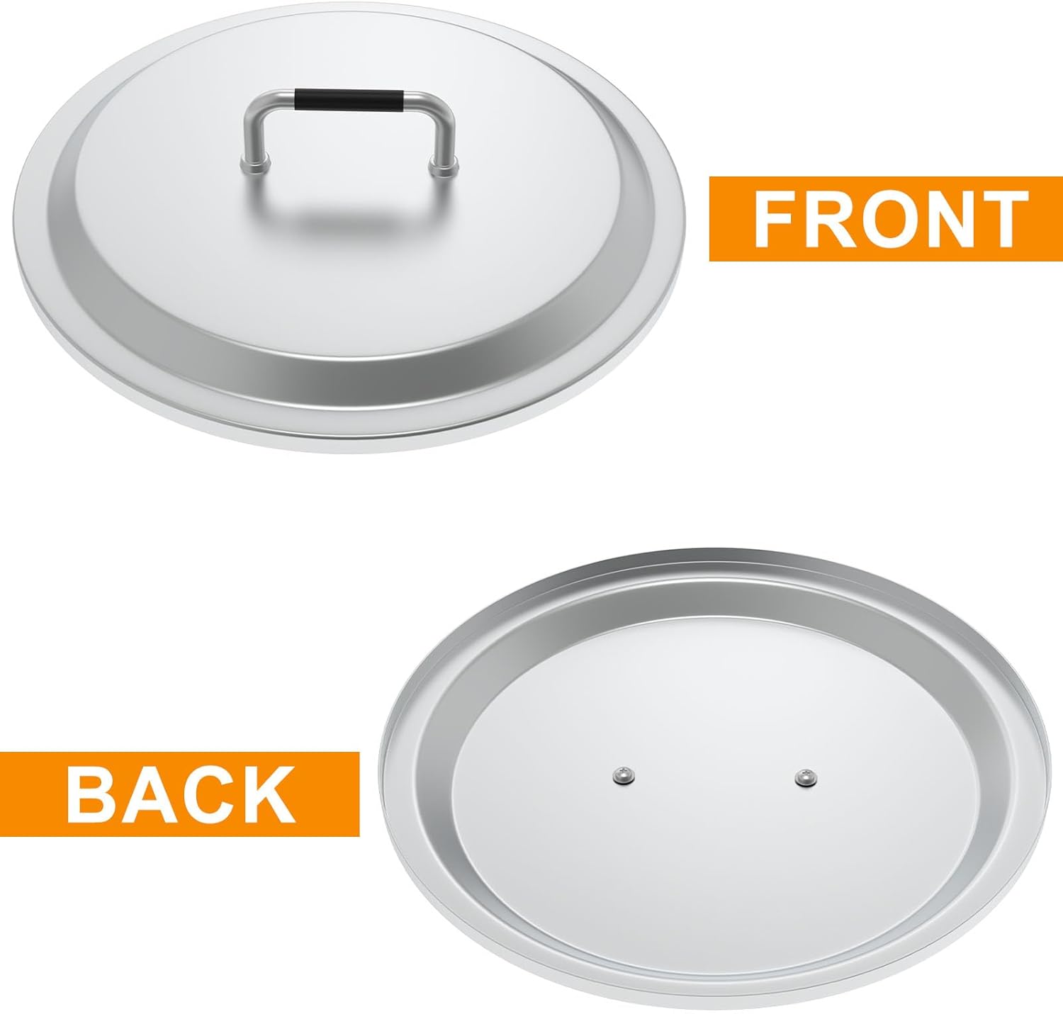 Fire Pit Lid for Solo Stove Yukon 2.0 & 1.0 Accessories, Stainless Steel Fire Pit Cover for Solo Stove Lid 27