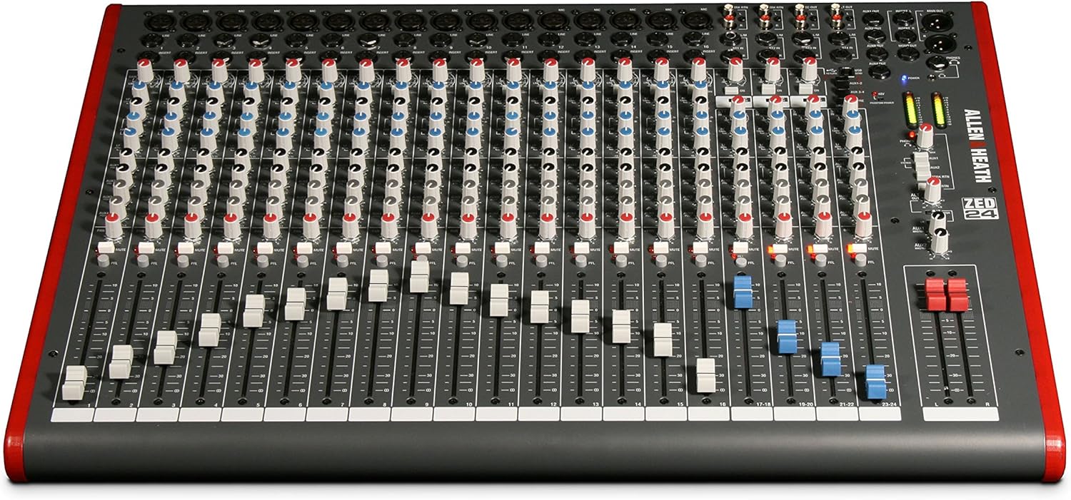 Allen & Heath ZED-24 - 24-Channel Touring Quality Mixer with USB I/O (AH-ZED-24)