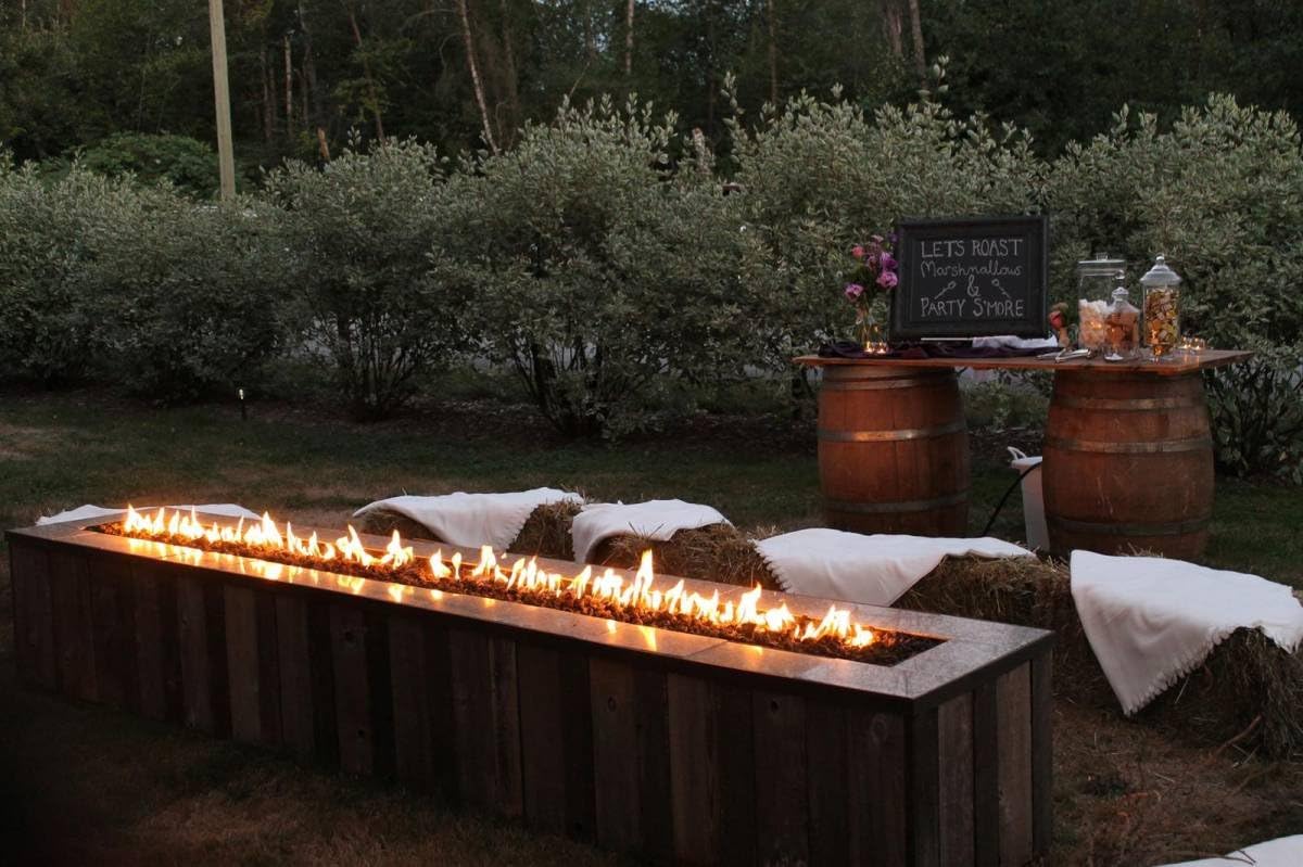 EasyFirePits Deluxe LP Fire Pit Kit & Lifetime Warranted 316 Stainless Straight Burner (60.00, 60 Inch Straight Burner)