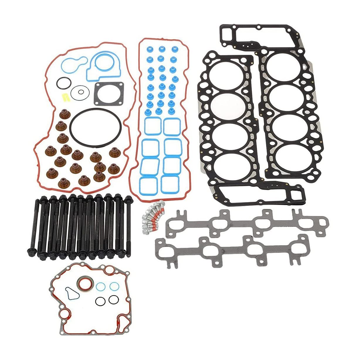 HS26157PT CS26157 ES71129 Head Gasket Set w/Bolts kit Conversion Gasket Set Compatible with Ram 1500 2002 2003 Durango/Dokota 00 01 02 03 Grand Cherokee 99-03 4.7L V8