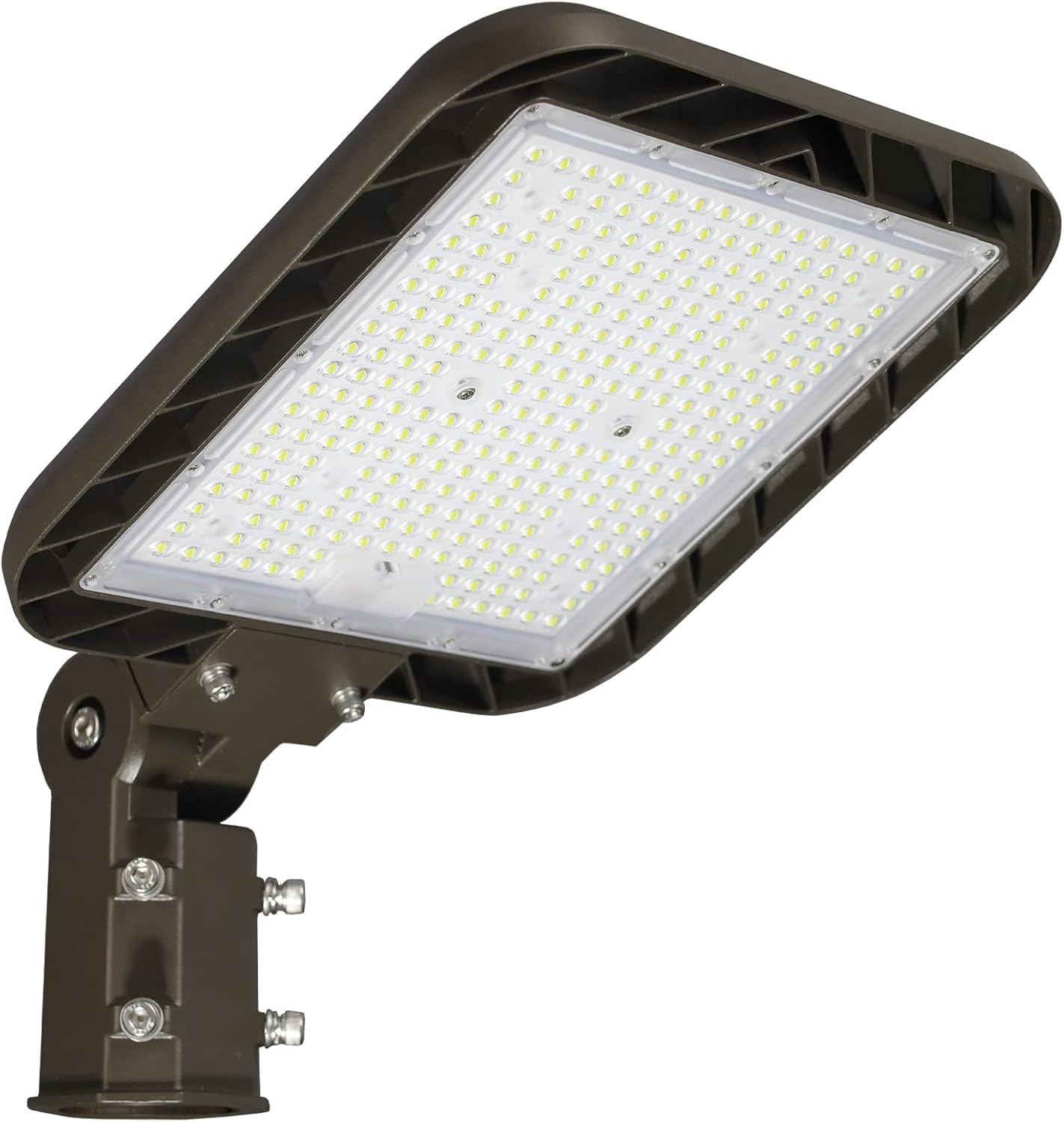 200W LED Parking Lot Light 30000LM(150LM/W) Slip Fit Mount Outdoor Street Pole Lights with Dusk to Dawn Photocell IP65 Waterproof 120-277V 5000K Commercial Area Lighting for Road, Parking Lot