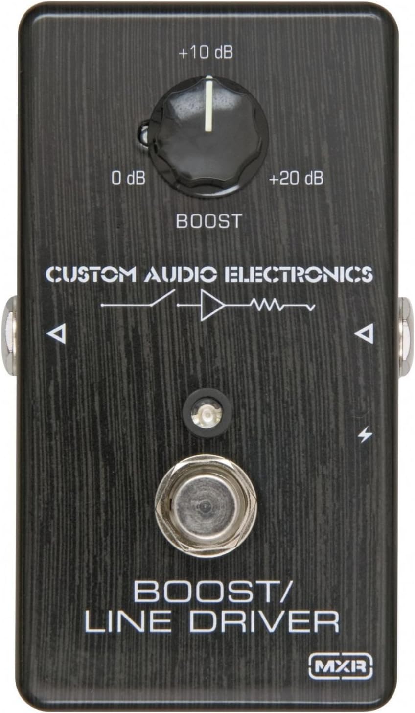 Dunlop MXR MC401 CAE BOOST Custom Audio Electronics Pedal w/ 2 Cables