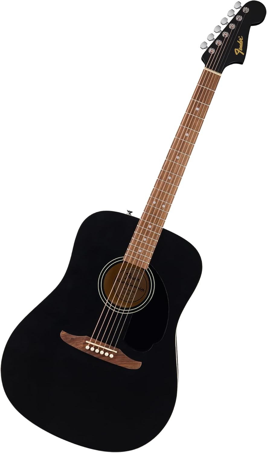 Fender California Debut Redondo Series Acoustic Guitar, Beginner Guitar, 2-Year Warranty, Black
