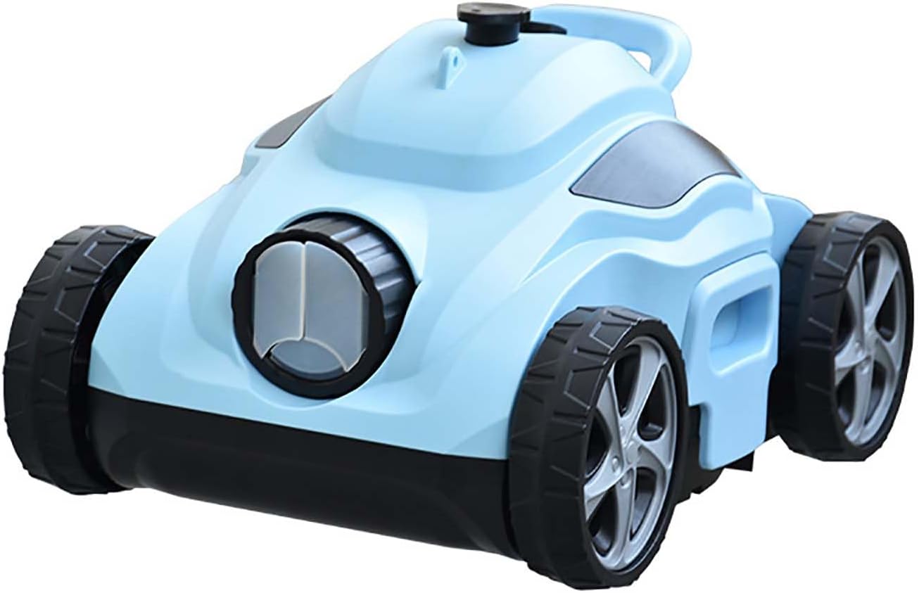 Cordless Pool Cleaner，Swimming Pool Automatic Sewage Suction Machine， Up to 110 Mins Runtime，Dual-Motor, for Above Ground Pools