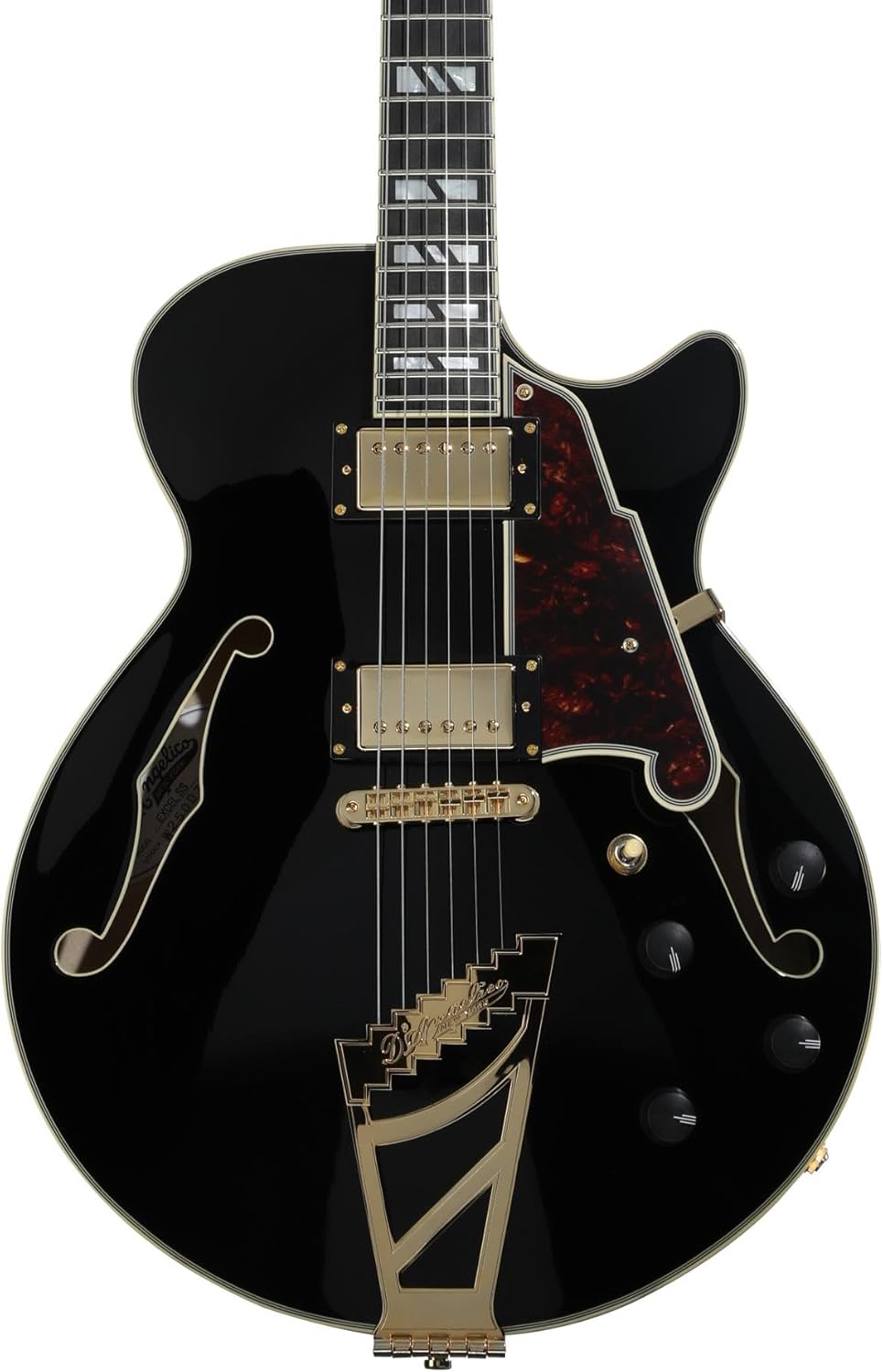 D'Angelico Excel SS Electric Guitar - Solid Black