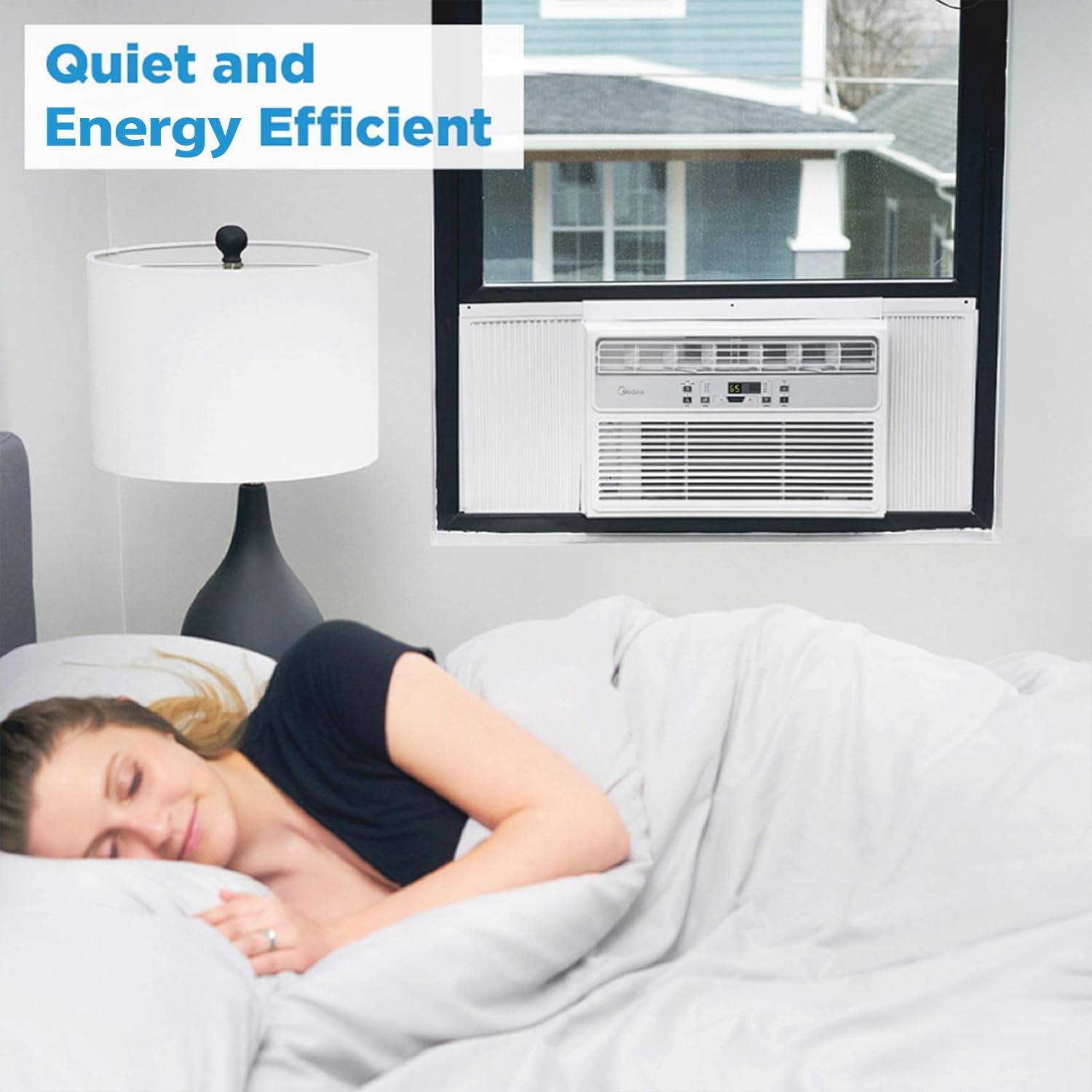 Midea 12,000 BTU EasyCool Window Air Conditioner, Dehumidifier and Fan - Cool, Circulate and Dehumidify up to 550 Sq. Ft., Reusable Filter, Remote Control