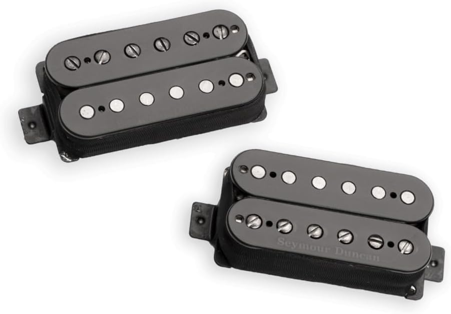 Seymour Duncan Nazgul and Sentient Set - High Output 6-String Neck and Bridge Electric Guitar Pickups for Hard Rock and Modern Metal