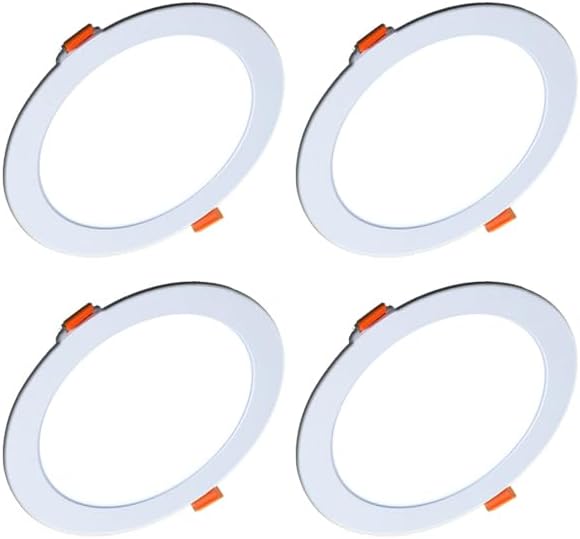 ZEEZ 4 Pack LED Recessed Lighting 9 Inch (OD 9.40