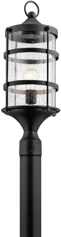 1 Light Outdoor Post Lantern with Coastal Inspirations 22.5 inches Tall by 9 inches Wide Coastal Outdoor Post Lantern 147-Bel-2748947