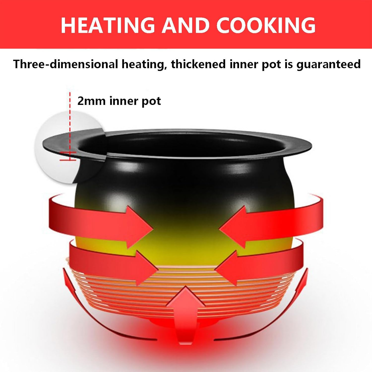 Automatic Cooking Machine, Food Steamer 360° Rotatable Stir Fry Robot, 6L Capacity Fried Rice Machine with LED Display & Detachable Top Cover for Commercial Home Use (with 2 Grater)