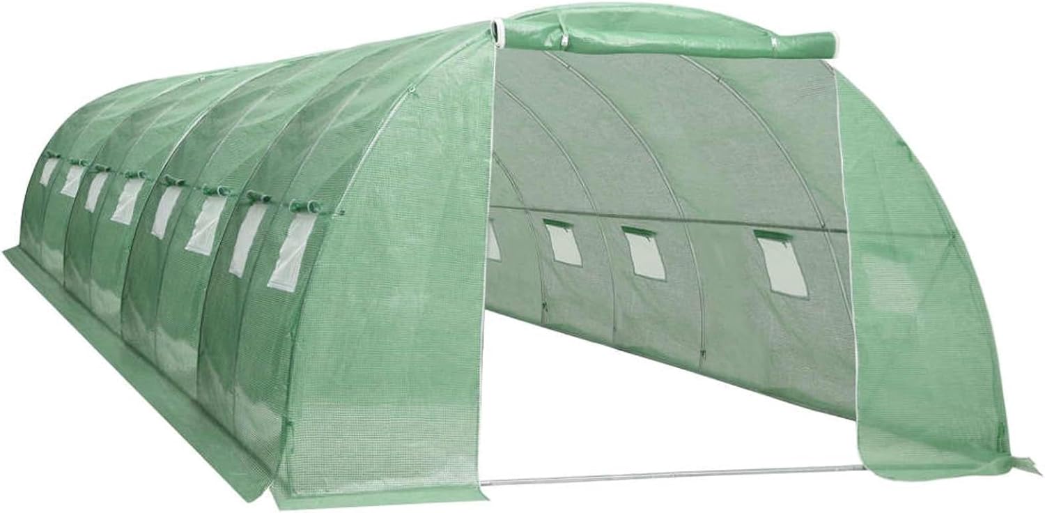 Greenhouse Outdoor Gardening Greenhouses for Outdoors Greenhouse Tent Garden Supplies 344.4 ft² 26.2'x13.1'x6.6'