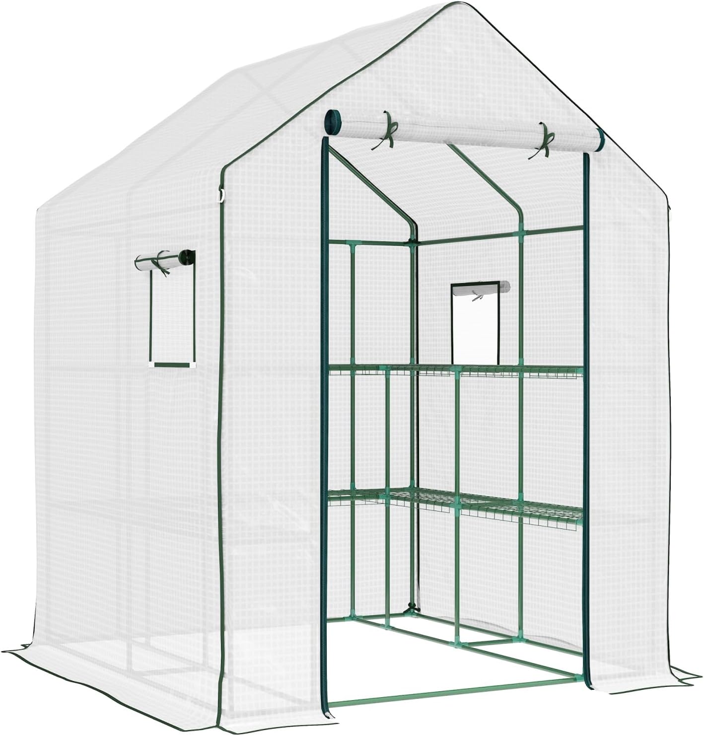 Portable Greenhouse, Walk-in Garden Shelter for Plants Protection