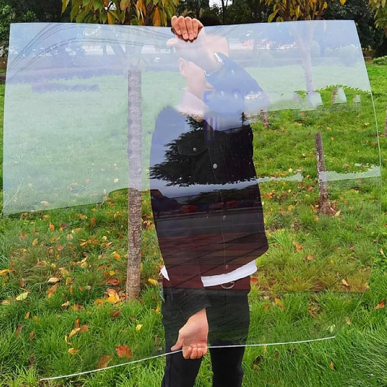 1.8mm PC UV Resistance Daylighting Panels, Polycarbonate Sunshine Board, Easy to Cut Protection Rainproof, Roof Cladding for Greenhouse Canopy, Outdoor, Garden, Patio Covers ( Size : 5.9x65.6ft )