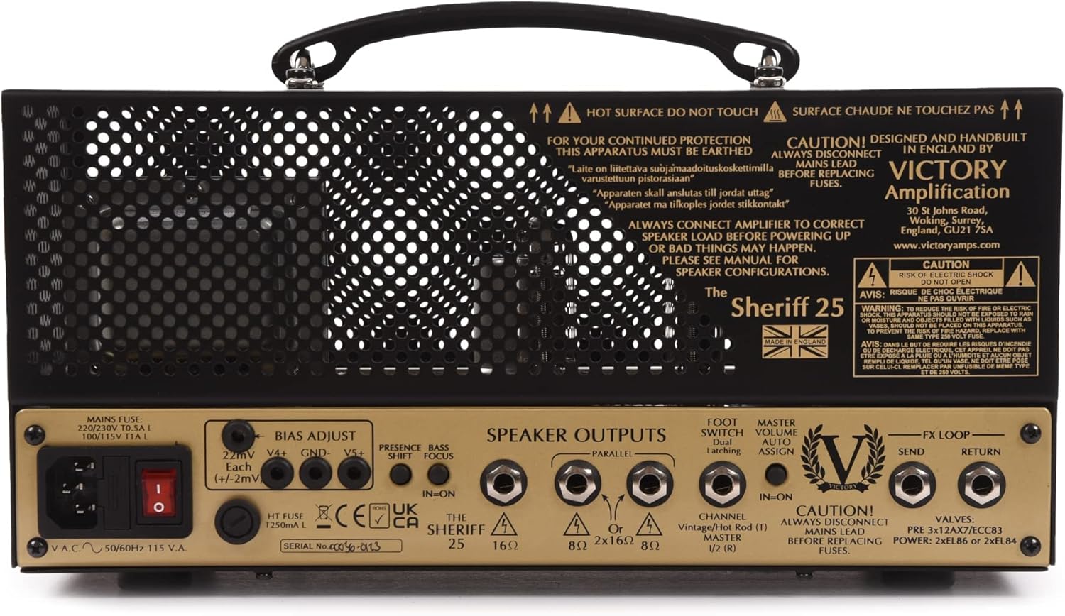 Victory Amplification The Sheriff 25 25-watt Amplifier Head