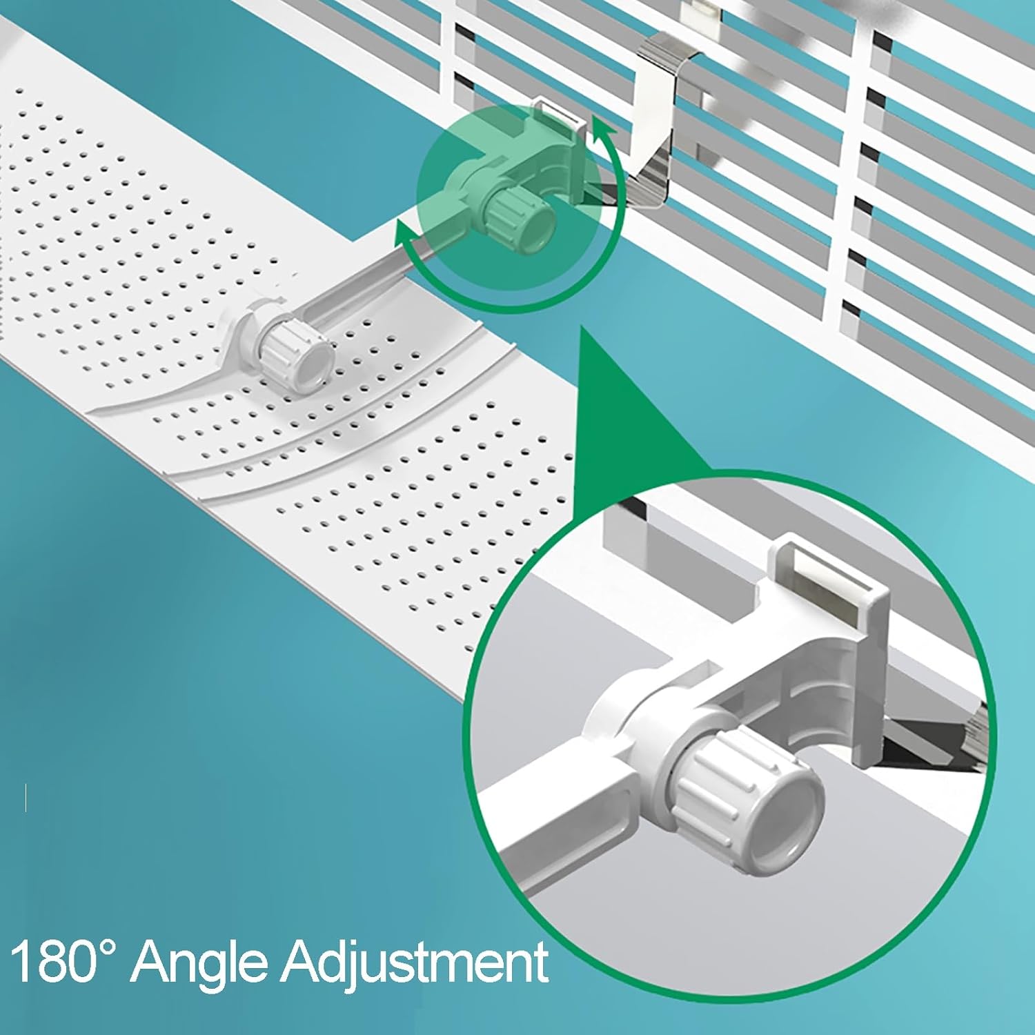 Air Conditioner Air Deflector Universal,Top air conditioning outlet Adjustable Air Conditioning Deflector for Living Room,Study Room,Bedroom