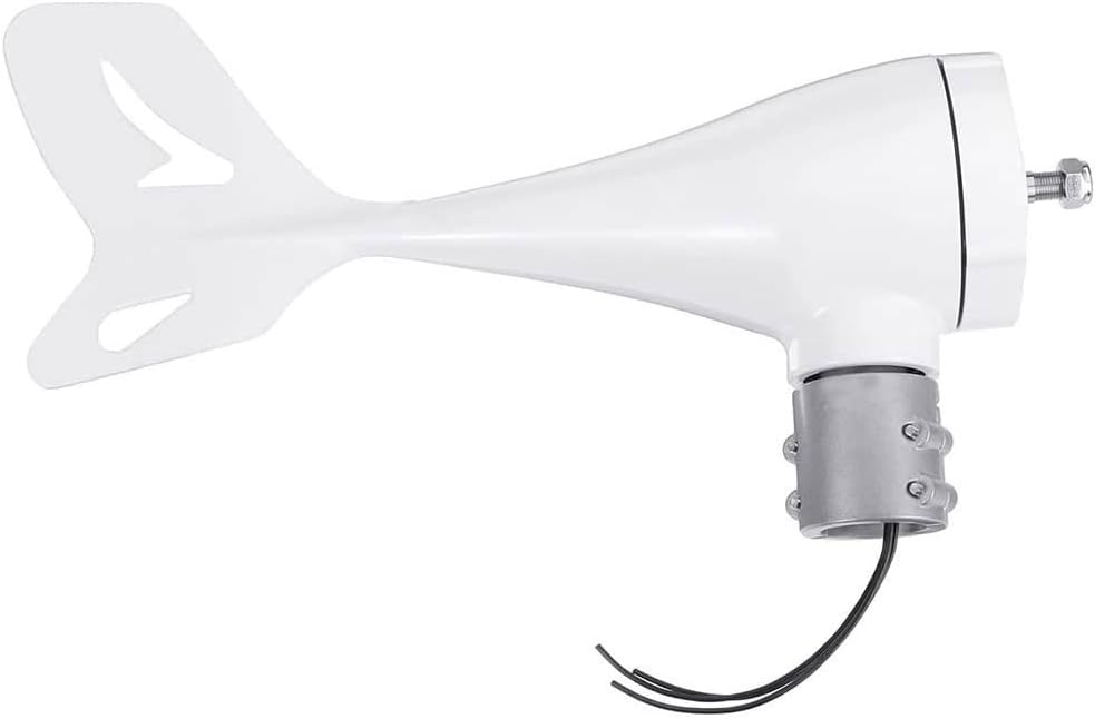 400W Wind Generator, 12V 24V 48V Free Energy Generator, 8 Blades Wind Turbine with Controller, Suitable for Terrace Marine Boat Chalet