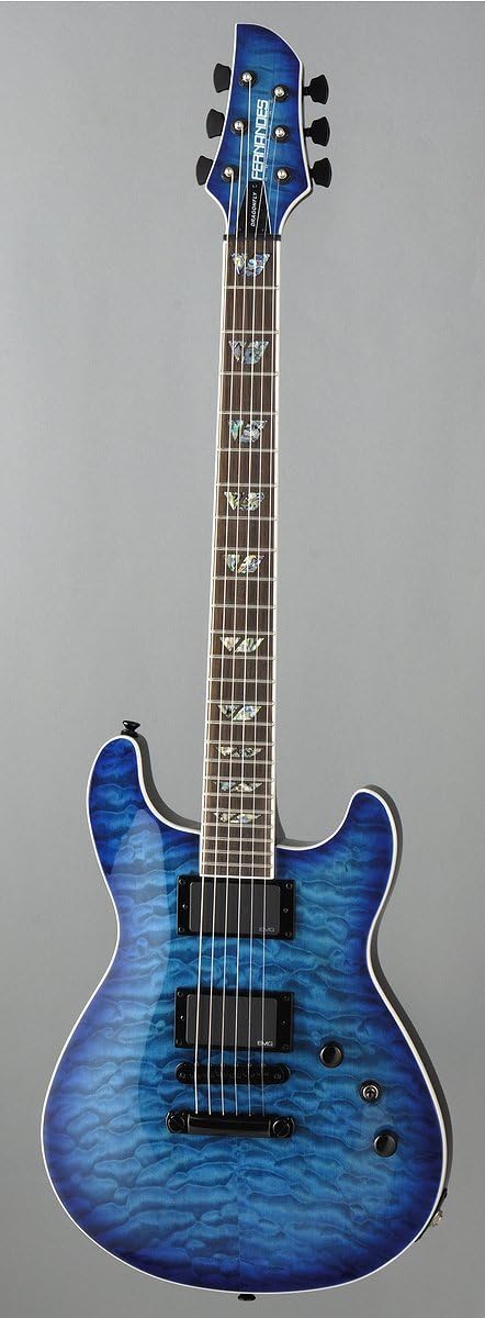 Fernandes Dragonfly Deluxe Electric Guitar - See Through Blue
