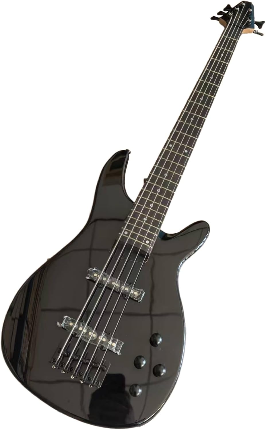 Modern Electric Bass Guitar 4 String & 5 Options Dual Humbucker 24 Fret Extended Range(5-String)