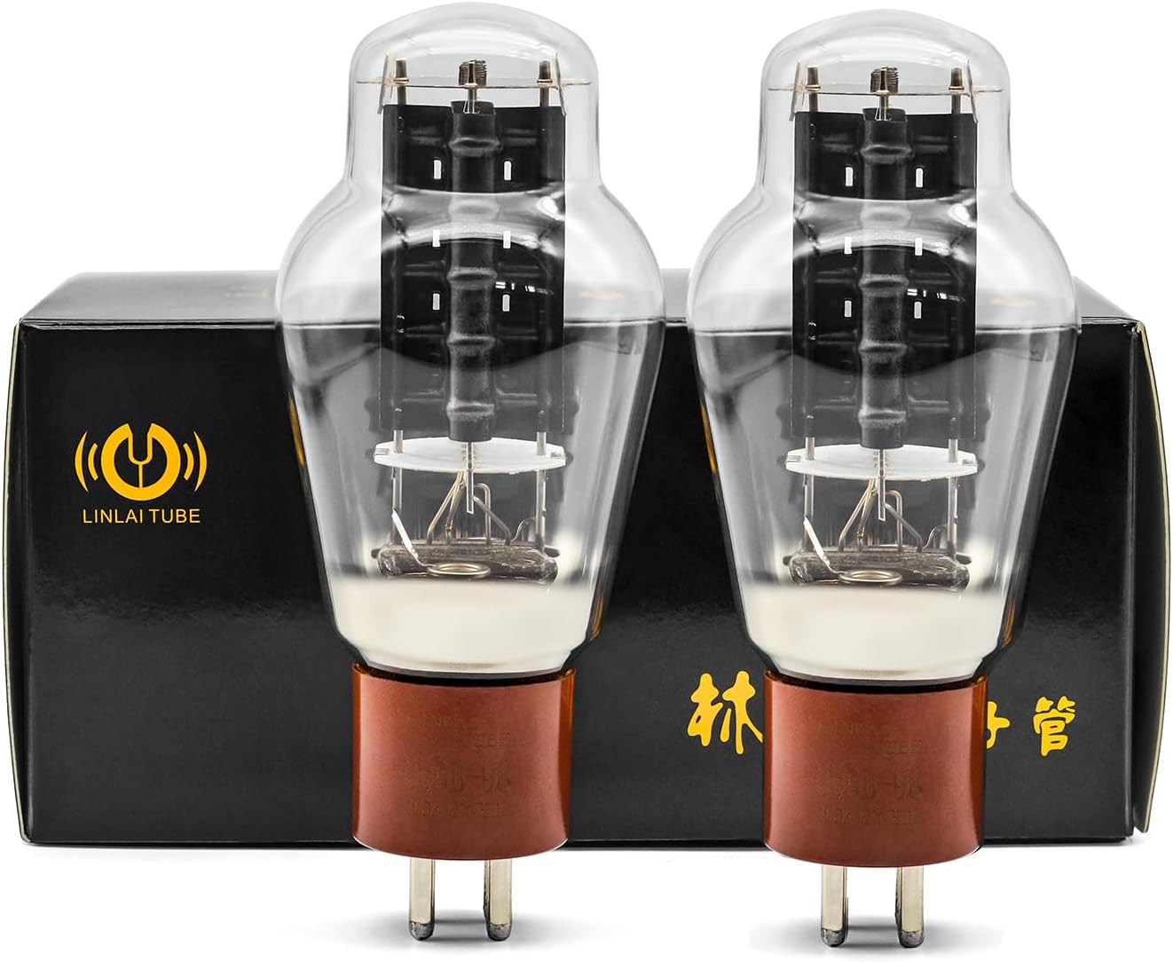 LINLAI 300B 1 Pair Vacuum Hifi Valve Electronic Tube for Class Pairing Audio Amplifier Replaced 10W Power Amplication (300B-98)